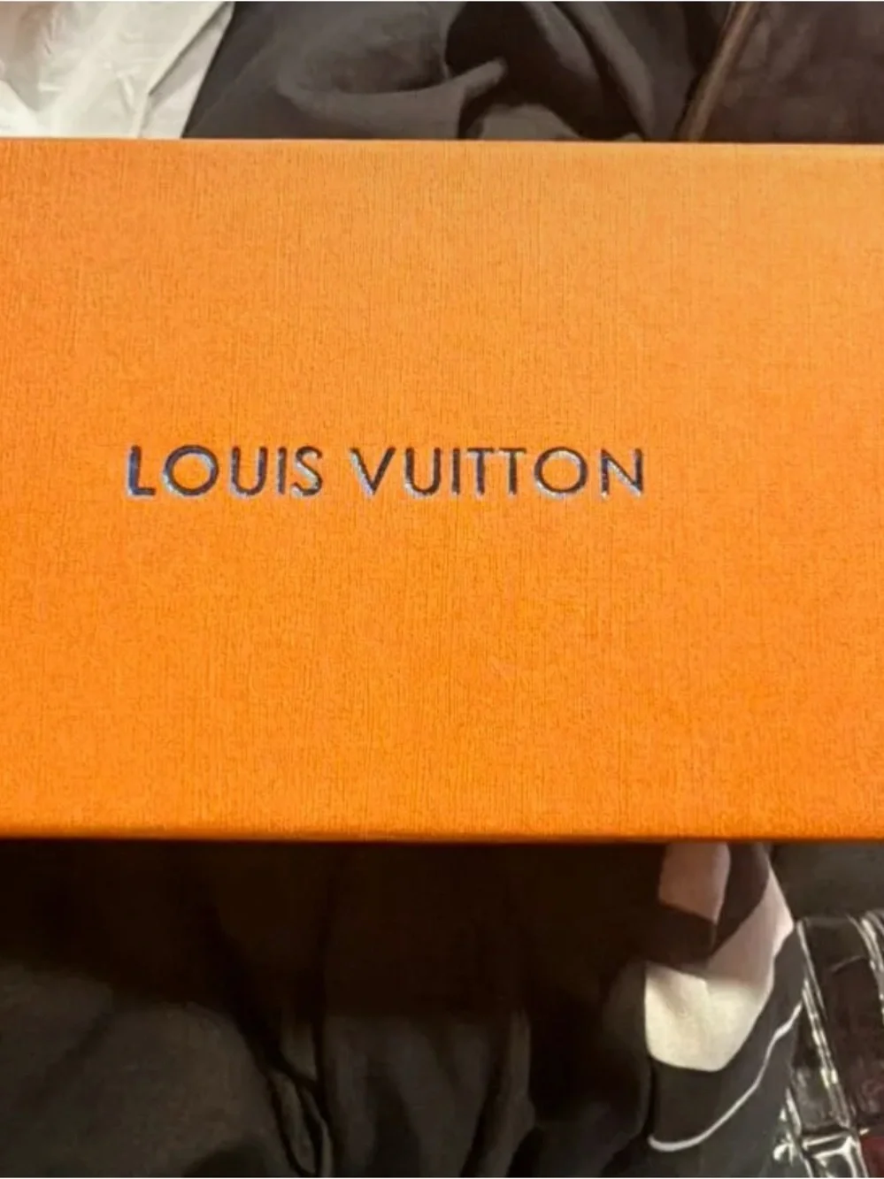 Louis Vuitton Black Sunglasses with Gold LV Accents